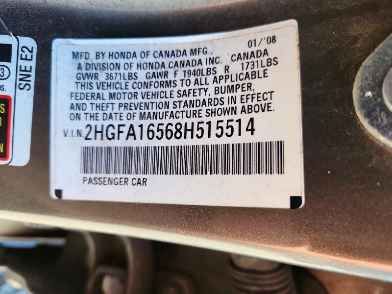 2008 Honda Civic lx