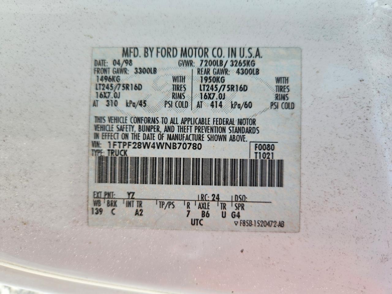 1998 Ford F250
