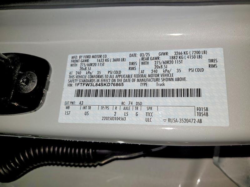 2025 Ford F150 XLT