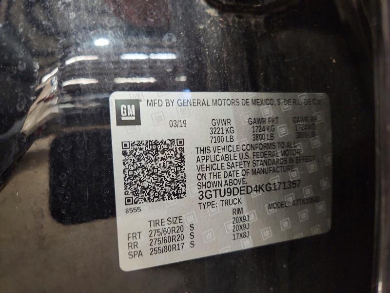 2019 GMC Sierra K1500 SLT