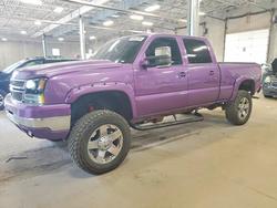 Salvage cars for sale from Copart Blaine, MN: 2005 Chevrolet Silverado K2500 Heavy Duty