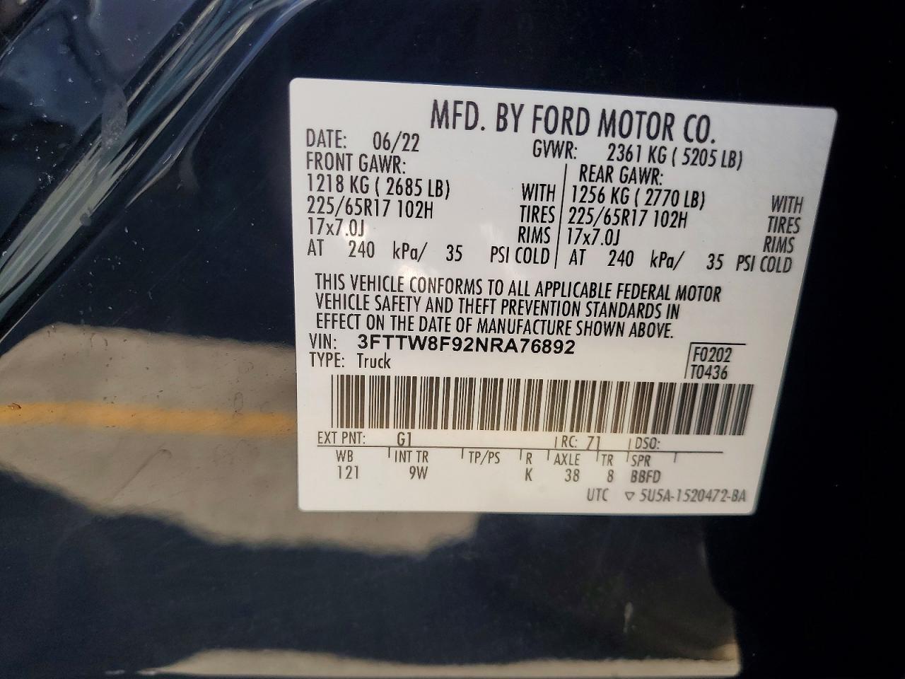 2022 Ford Maverick XL