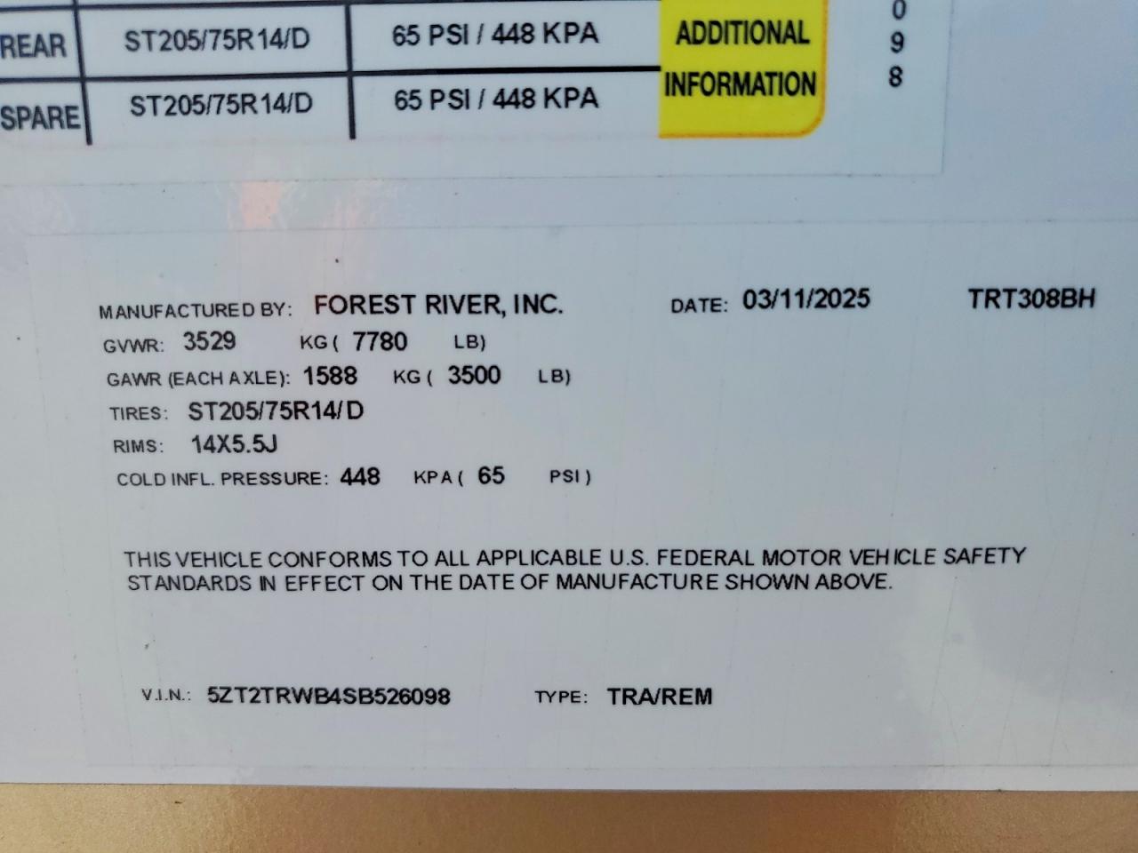 2025 Foresriver 2025 Forest River Tracer Camper