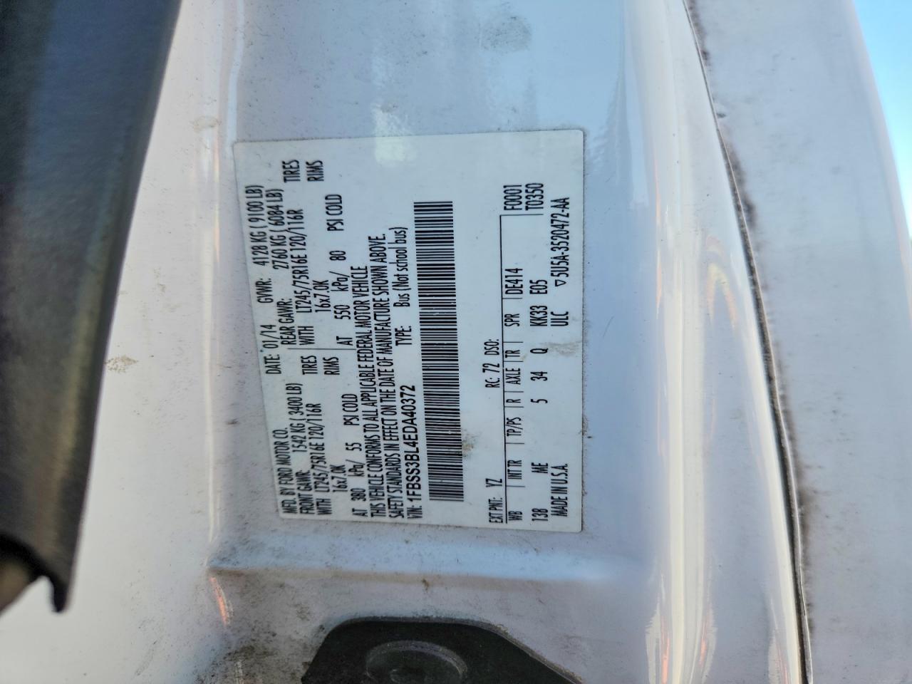 2014 Ford Econoline E350 Super Duty Wagon