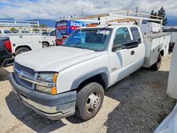 Chevrolet salvage cars for sale: 2003 Chevrolet Silverado C3500