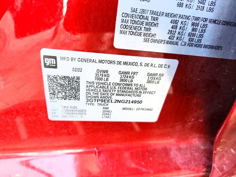 2022 GMC Sierra Limited K1500 AT4