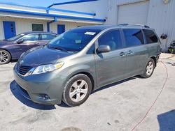 Toyota Sienna salvage cars for sale: 2011 Toyota Sienna le