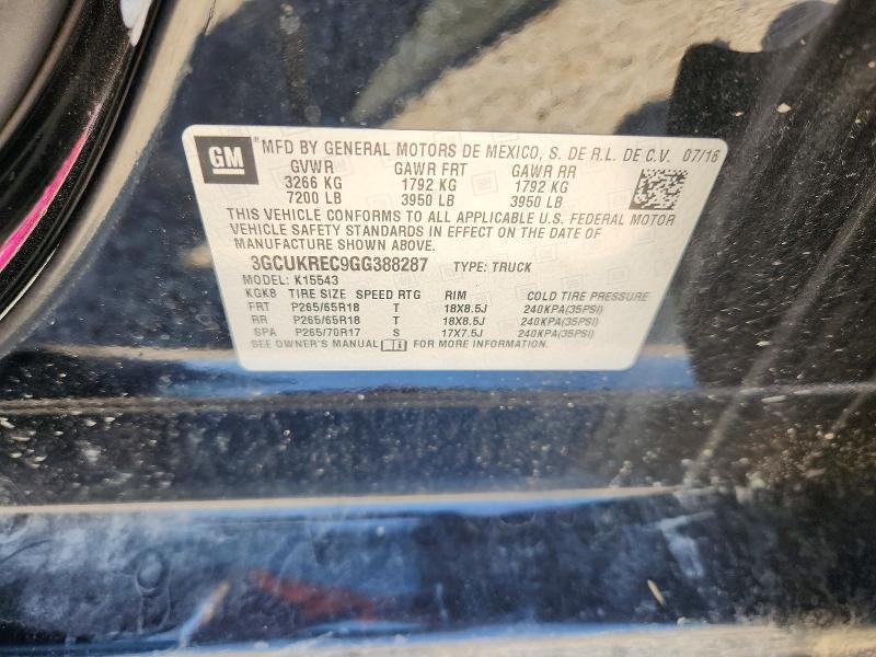 2016 Chevrolet Silverado K1500 LT