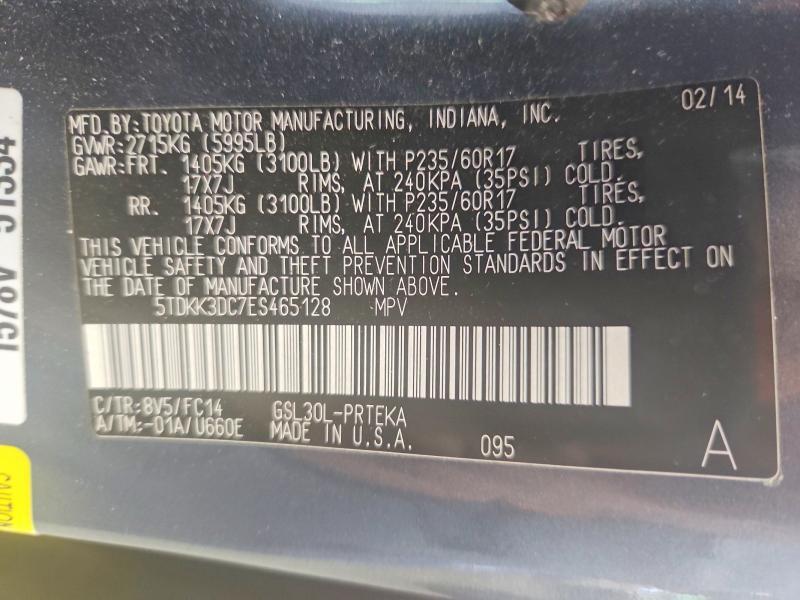 2014 Toyota Sienna le
