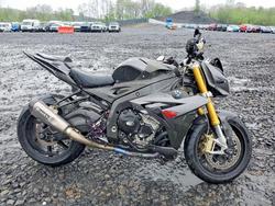 Salvage motorcycles for sale at Duryea, PA auction: 2014 BMW S 1000 R