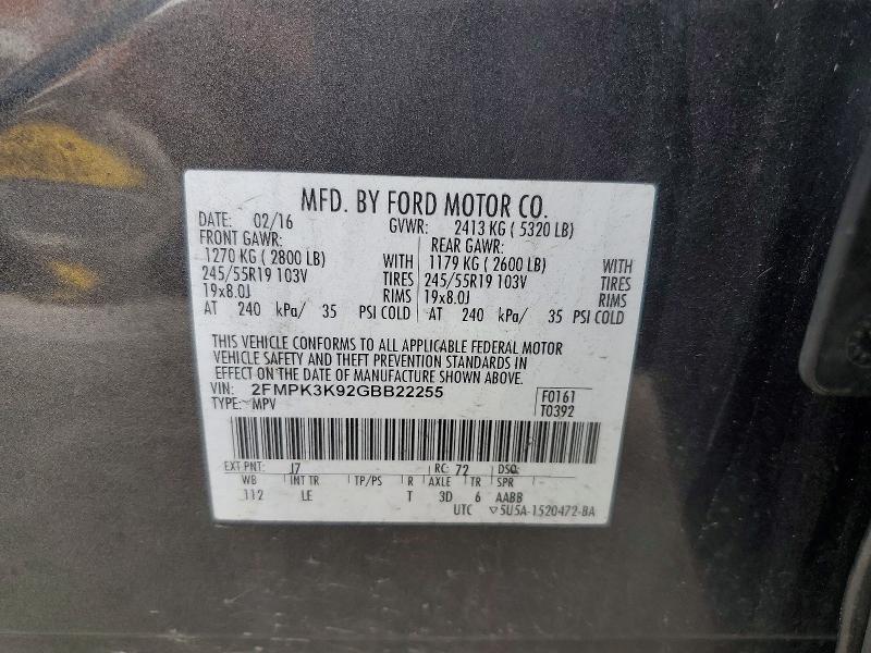 2016 Ford Edge Titanium