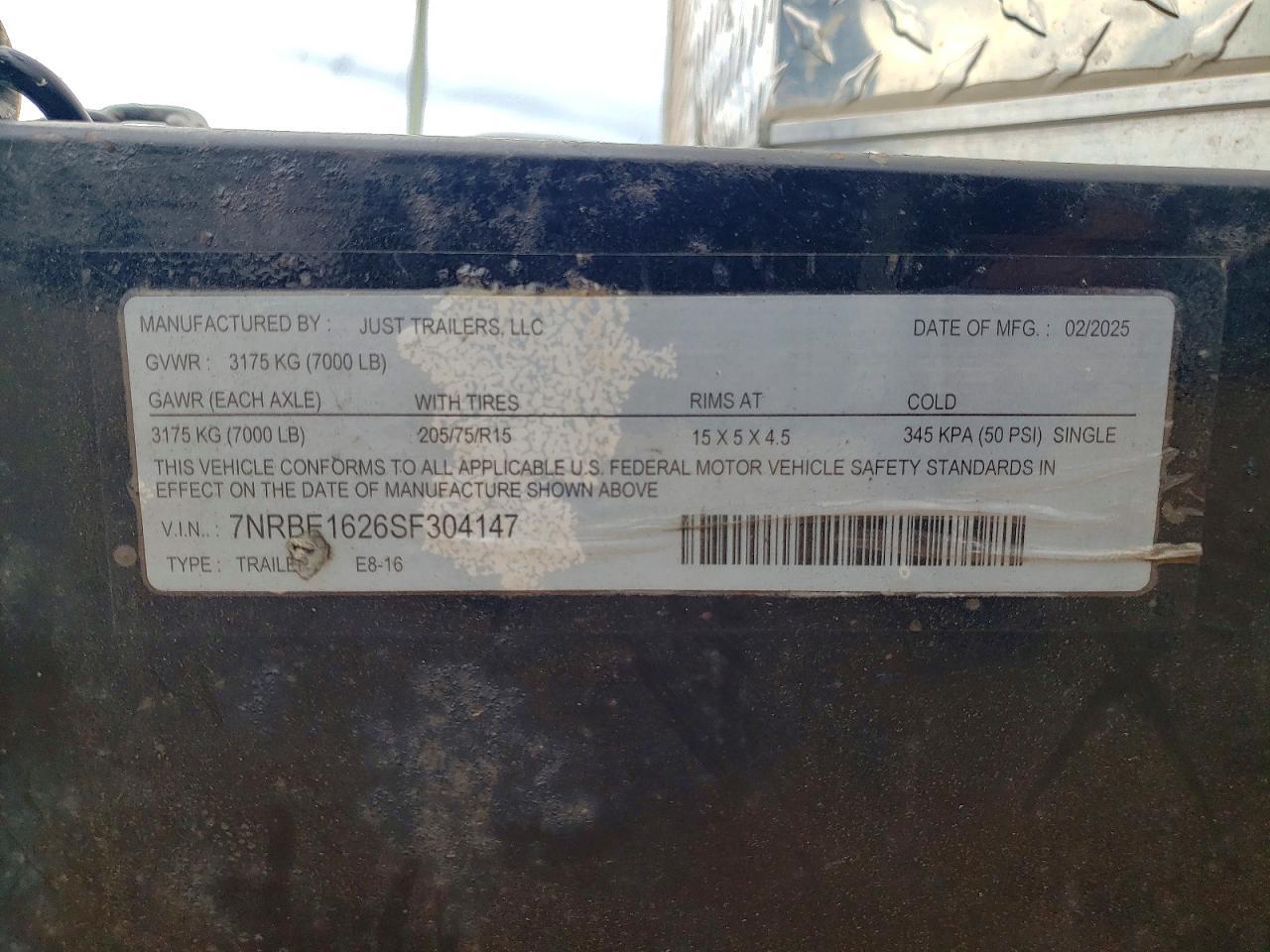 2025 Just Trailers 2025 Just E8-16 Enclosed Cargo Trailer