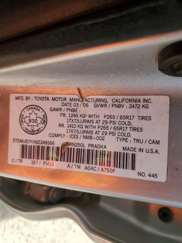 2006 Toyota Tacoma DLX
