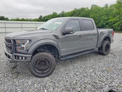 Salvage trucks for sale at Sulphur, LA auction: 2018 Ford F150 Raptor