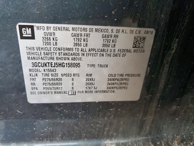 2017 Chevrolet Silverado K1500 High Country