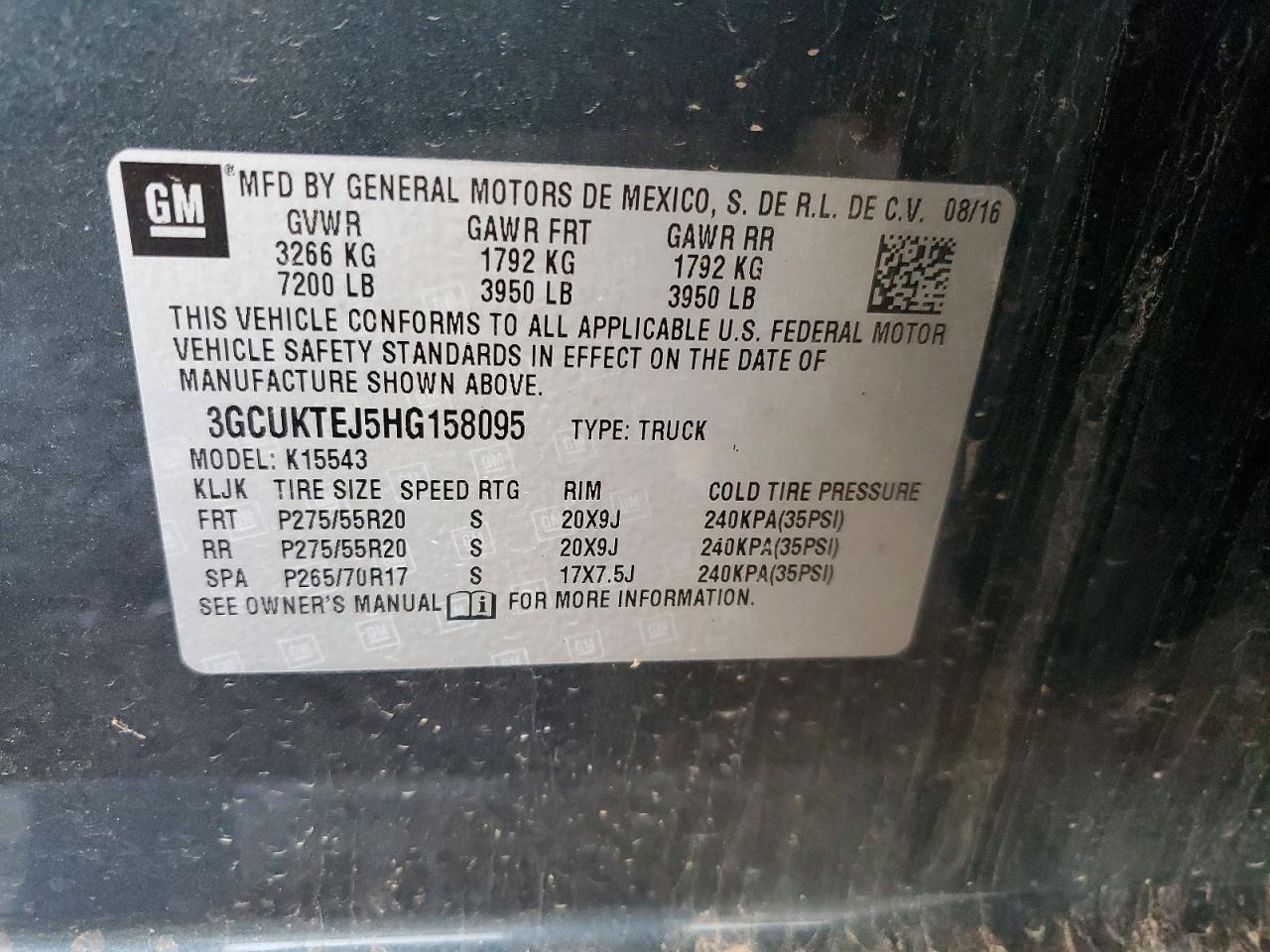 2017 Chevrolet Silverado K1500 High Country
