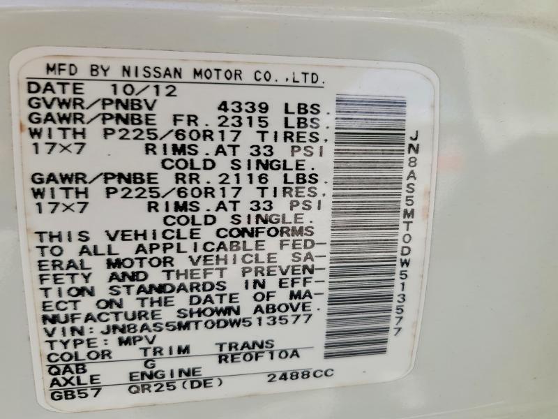 2013 Nissan Rogue s