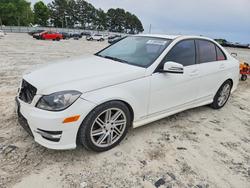 Mercedes-Benz C-class salvage cars for sale: 2013 Mercedes-Benz C 300 4matic