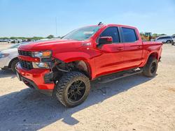 Salvage trucks for sale at San Antonio, TX auction: 2020 Chevrolet Silverado K1500 Trail Boss Custom