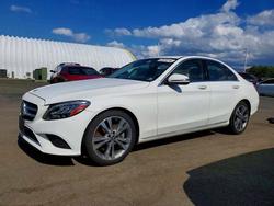 Mercedes-Benz C-class salvage cars for sale: 2019 Mercedes-Benz C300