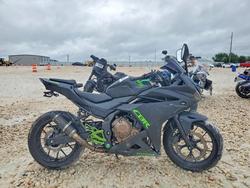 Salvage motorcycles for sale at Taylor, TX auction: 2018 Honda CBR500 R