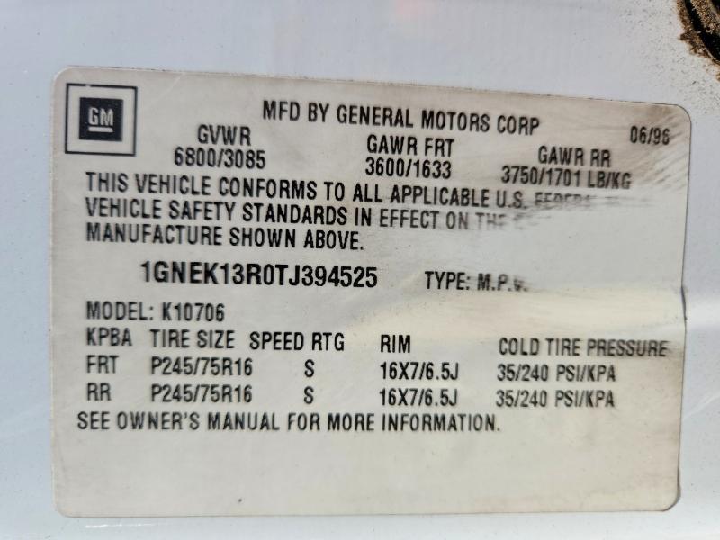 1996 Chevrolet Tahoe K1500