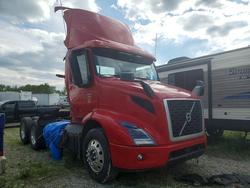 Salvage trucks for sale at Dyer, IN auction: 2020 Volv O VNR Semi Truck