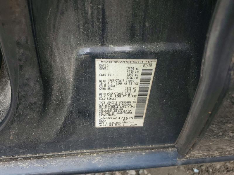 2010 Nissan Frontier SE V6
