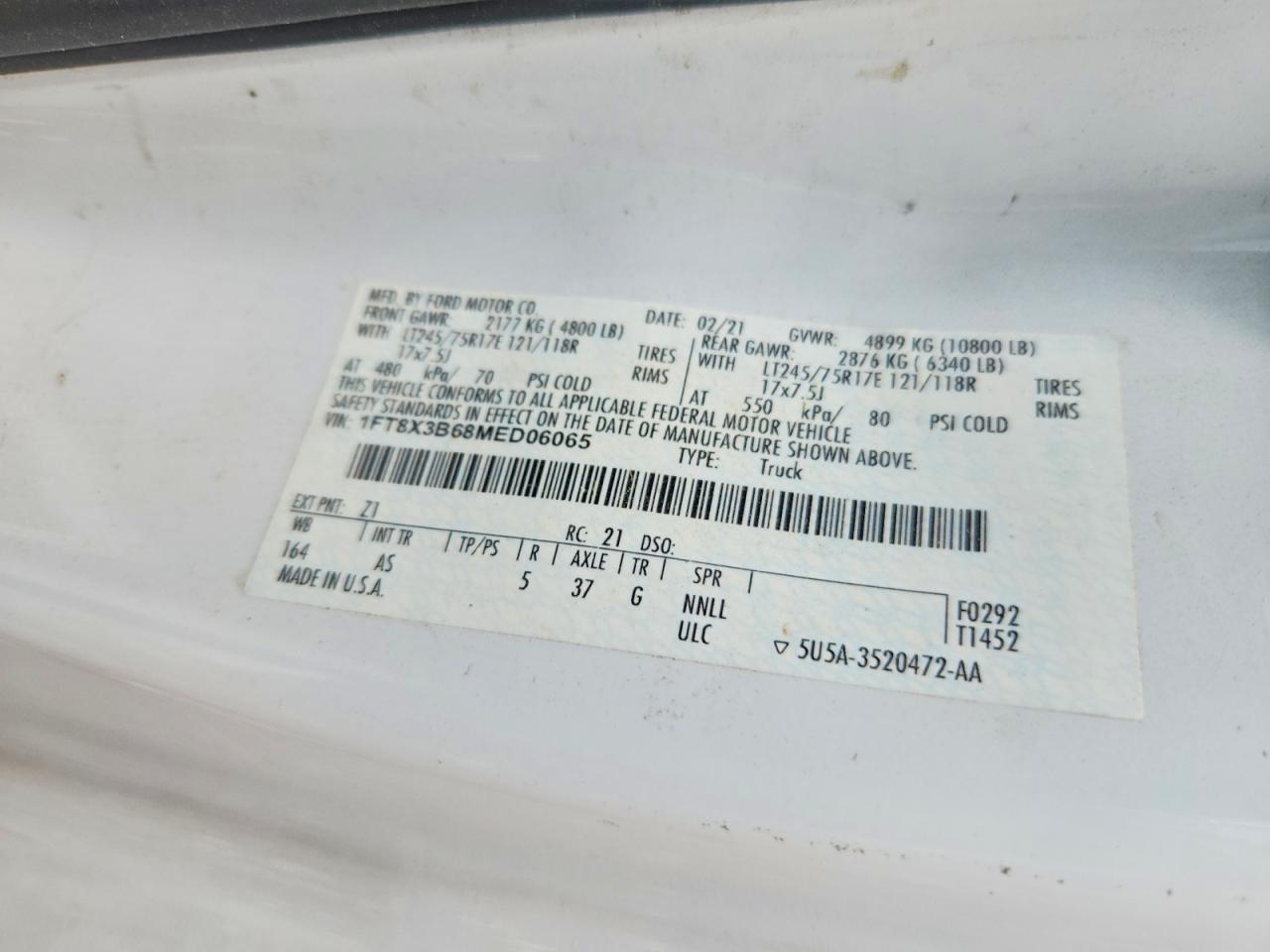 2021 Ford F350 Super Duty
