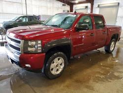 Salvage trucks for sale at Avon, MN auction: 2008 Chevrolet Silverado K1500
