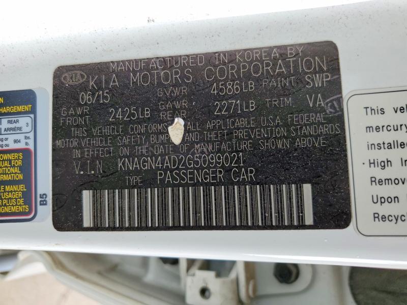 2016 KIA Optima Hybrid