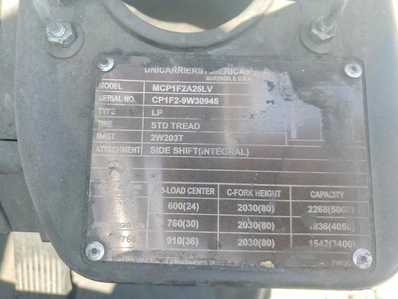 2019 Unicariers 2019 Unicarriers MCP1F2A25LV Forklift