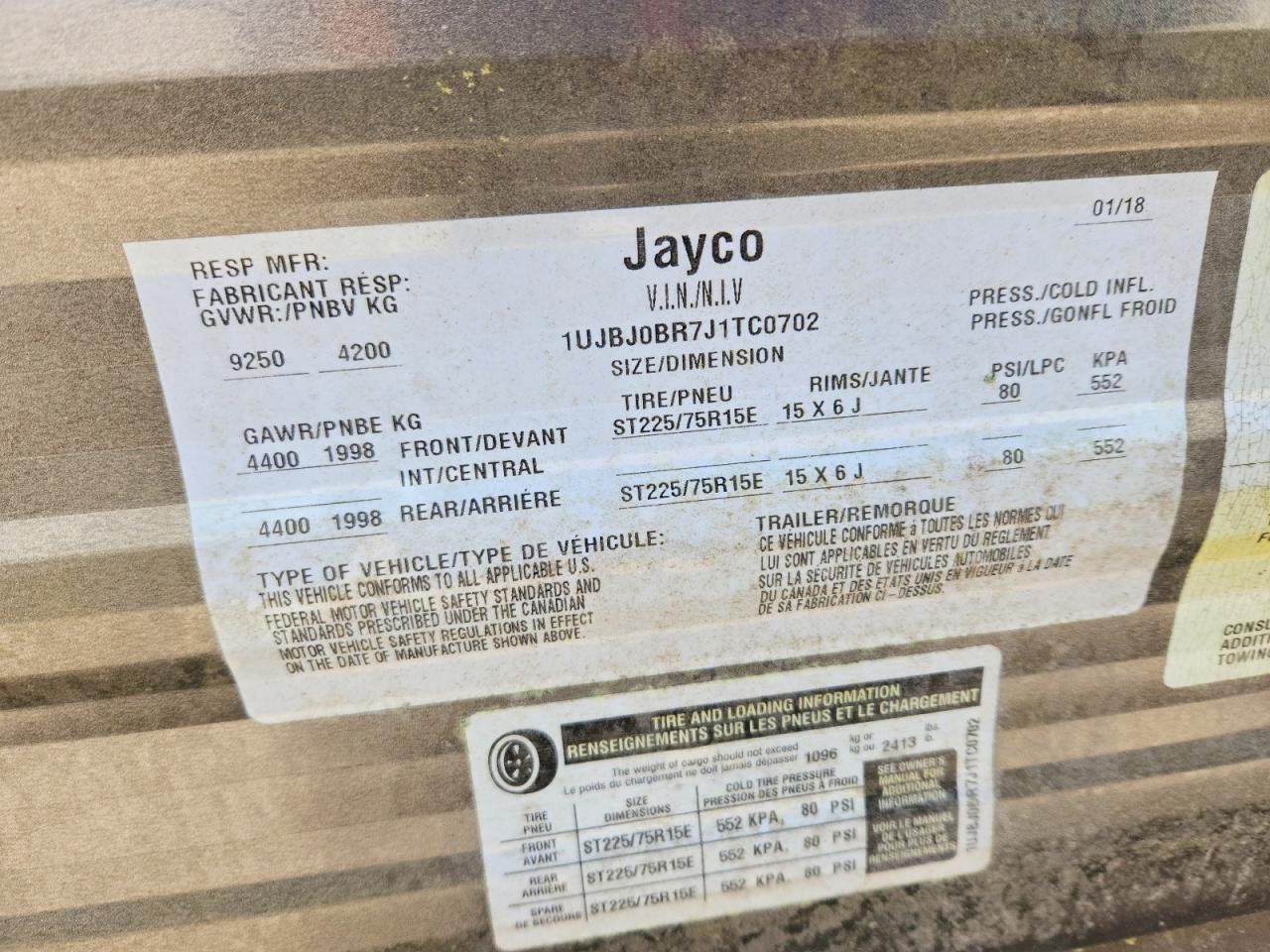 2018 Jayco O Camper