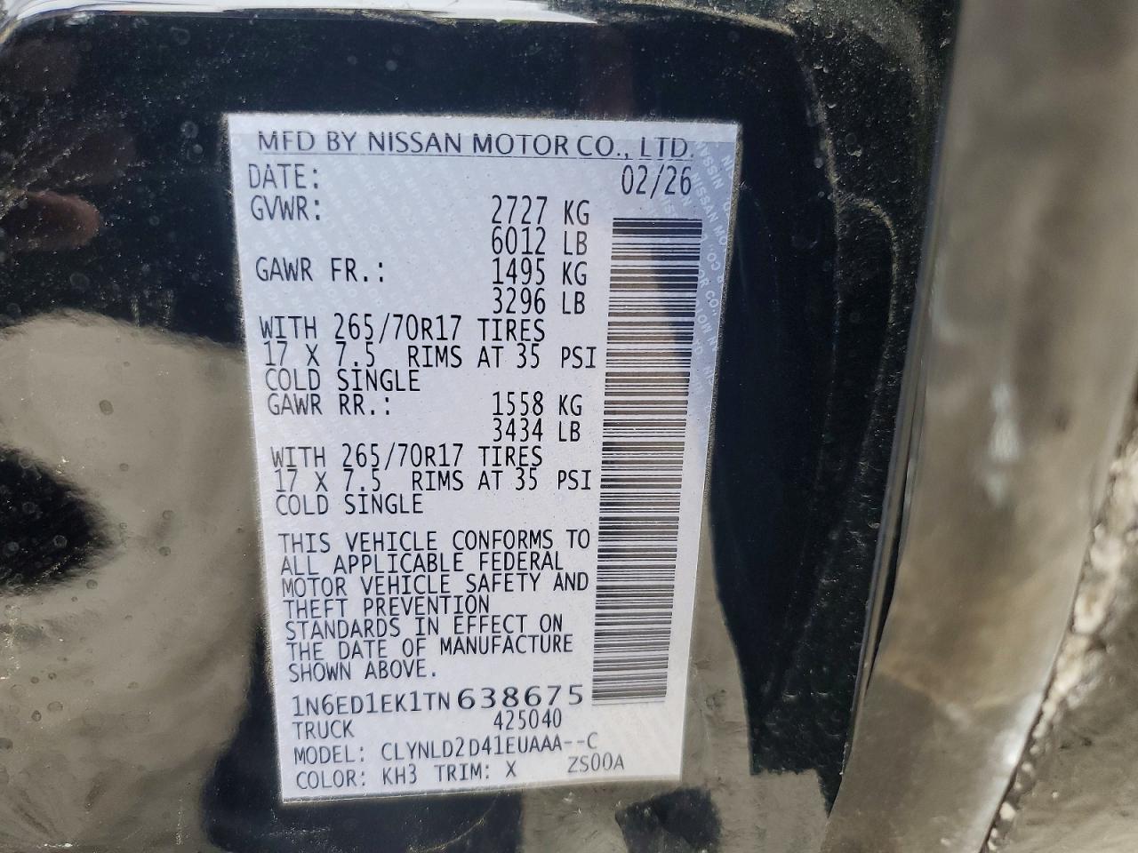 2026 Nissan Frontier PRO-4X