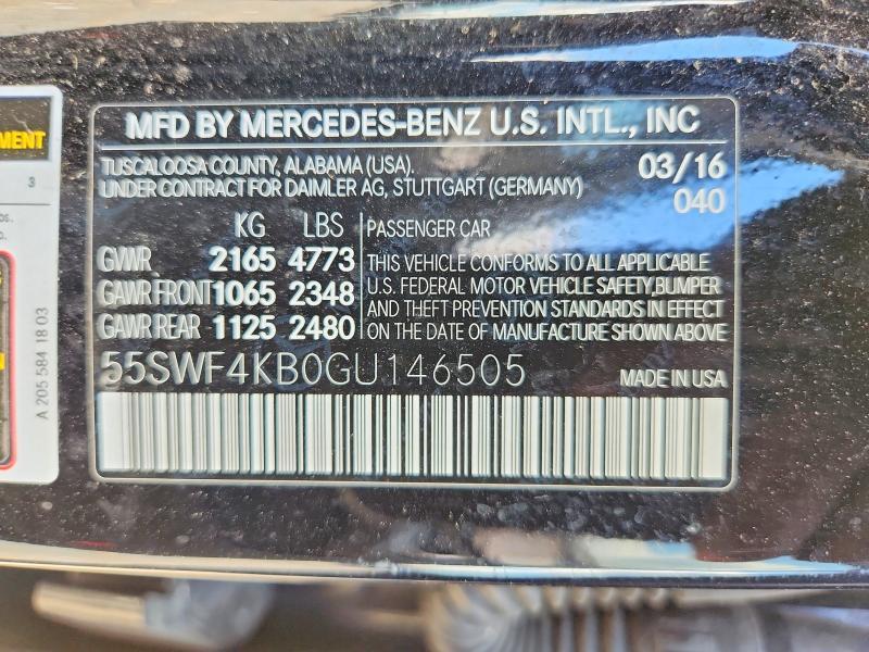 2016 Mercedes-Benz C 300 4matic