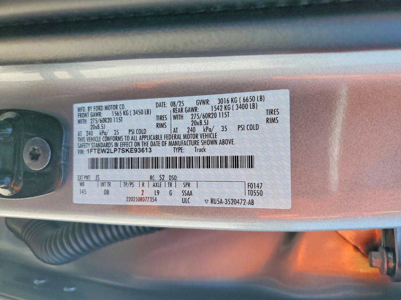 2025 Ford F150 STX