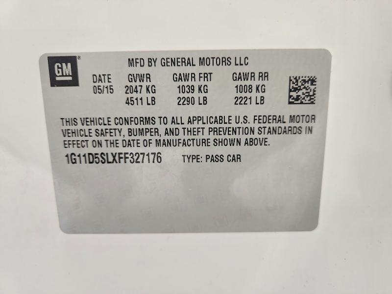 2015 Chevrolet Malibu 2LT