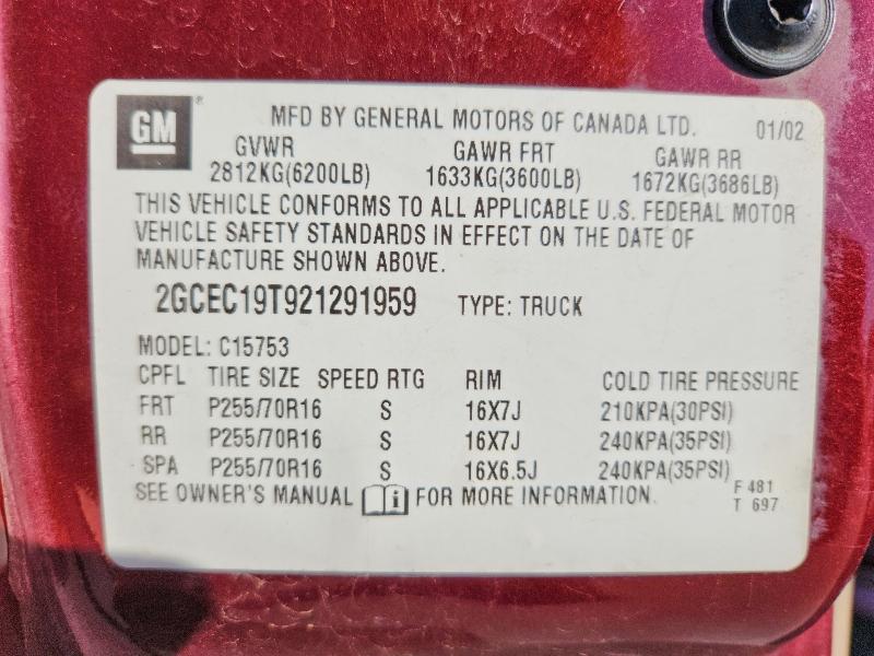 2002 Chevrolet Silverado C1500