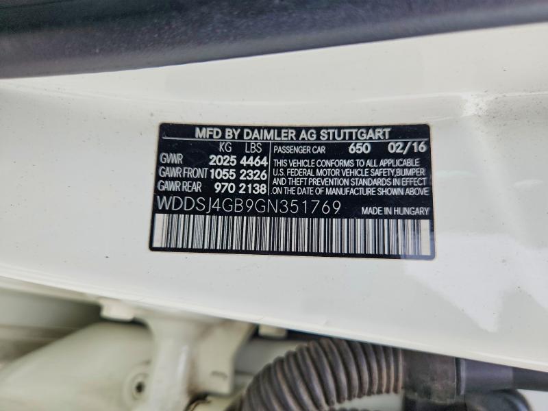 2016 Mercedes-Benz Cla 250 4matic