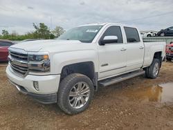 Salvage trucks for sale at Chicago Heights, IL auction: 2017 Chevrolet Silverado K1500 High Country
