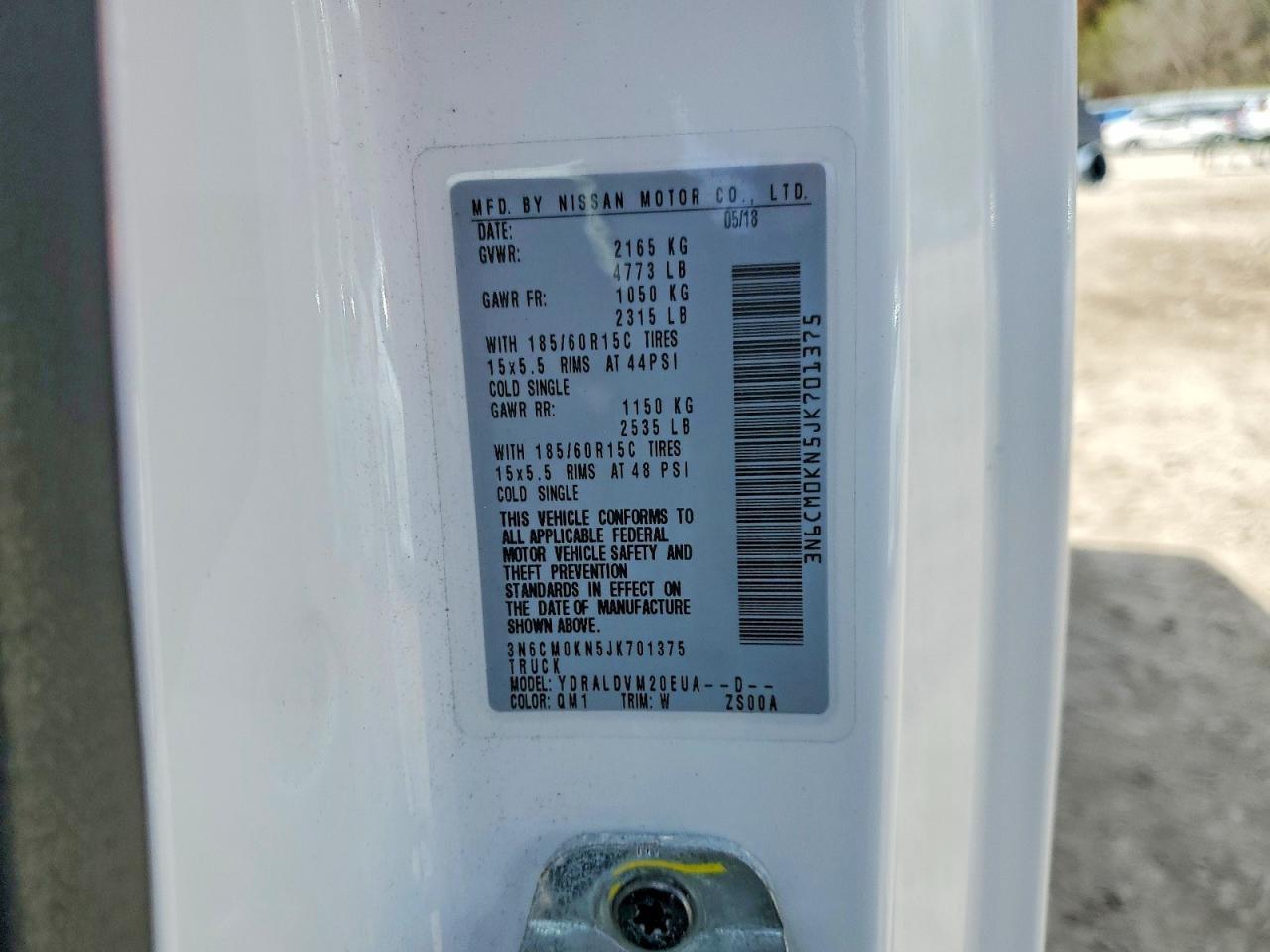 2018 Nissan NV200 S