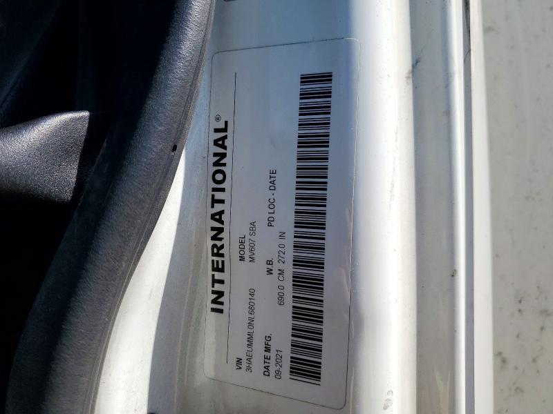 2022 International MV607 BOX Truck