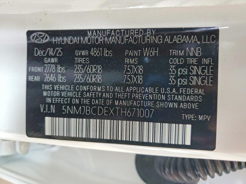 2026 Hyundai Tucson sel