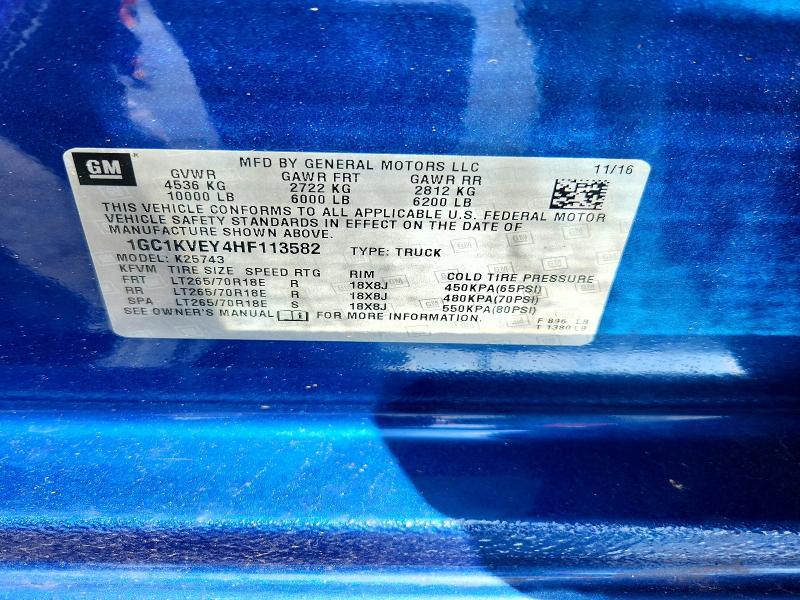 2017 Chevrolet Silverado K2500 Heavy Duty LT