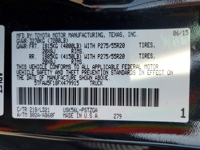 2015 Toyota Tundra 1794 Edition