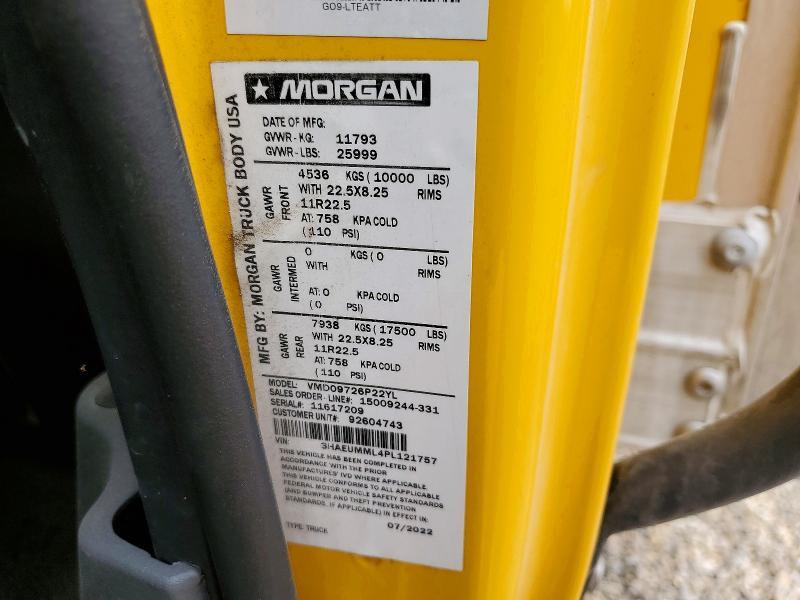 2023 International MV607 BOX Truck