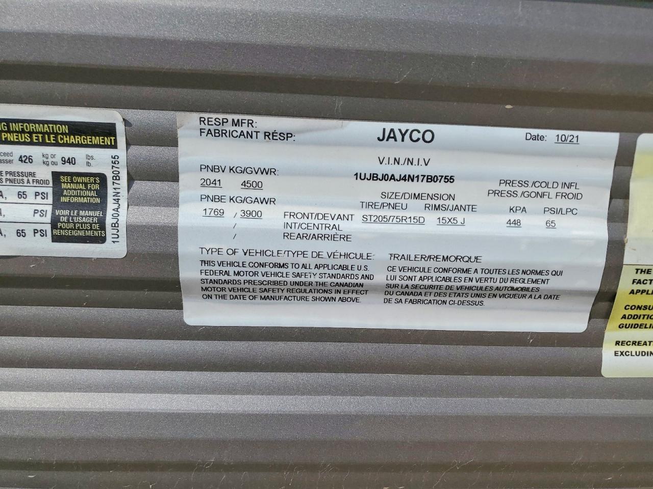 2022 Jayco CO JAY Flight SLX Camper