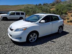 Toyota Corolla salvage cars for sale: 2009 Toyota Corolla Matrix s