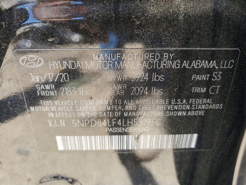 2020 Hyundai Elantra sel