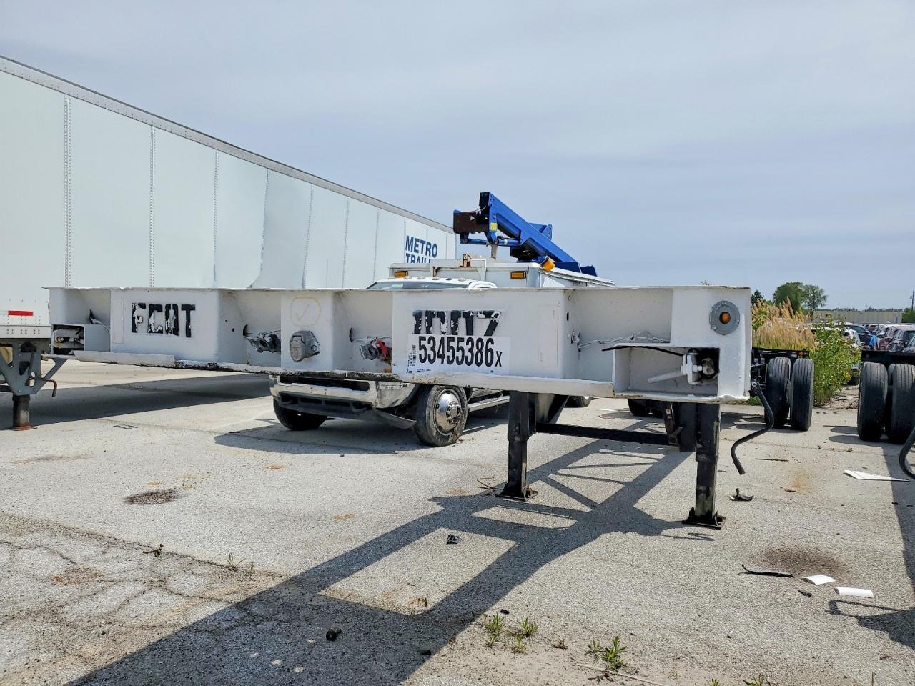2012 Stoughton CC3GN-53T-S ROLL-OFF Container Trailer